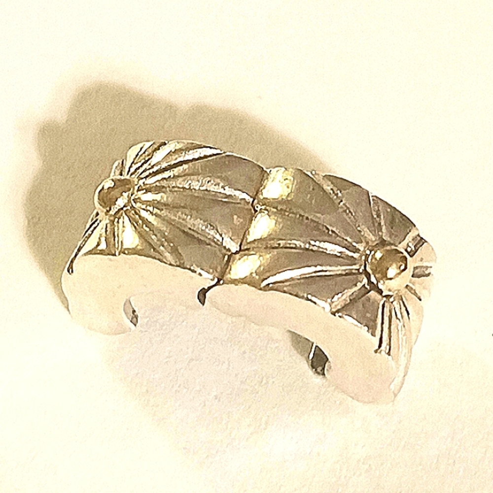 Pandora 14k and Sterling Silver Starburst Clip